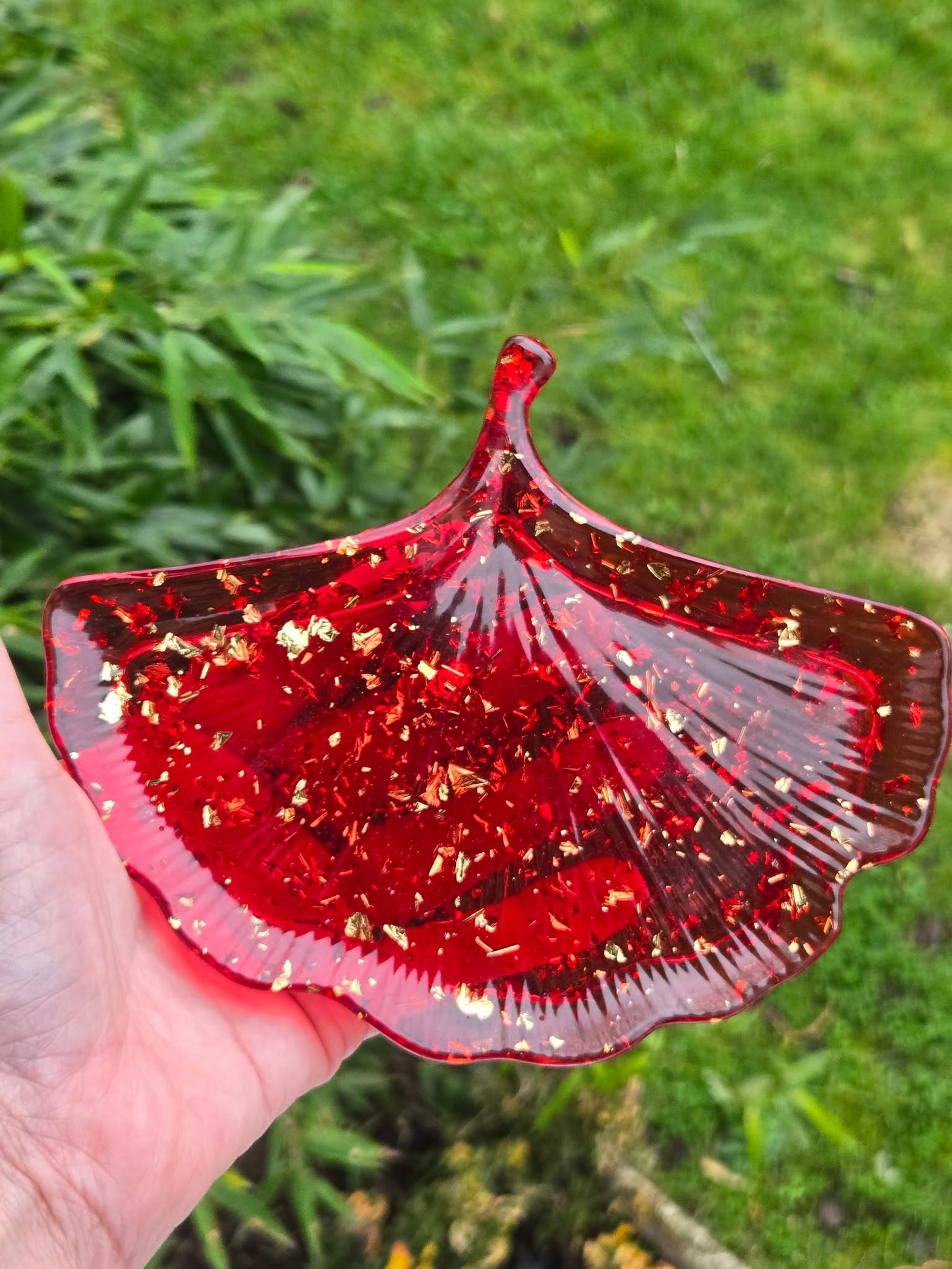 Vide poche feuille de ginkgo