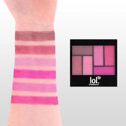 Palette Maquillage 6 Fards à paupières pink- up