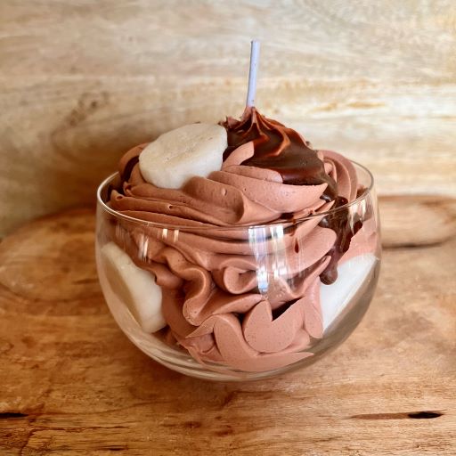 bougie gourmande chocolat banane