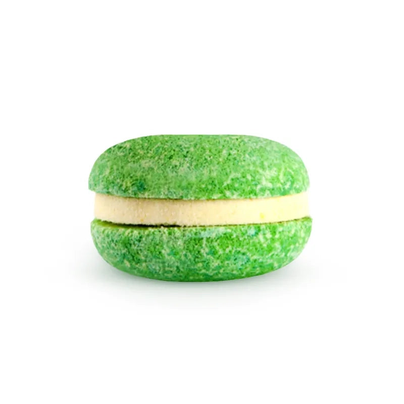 Macaron de bain effervescent parfum pomme