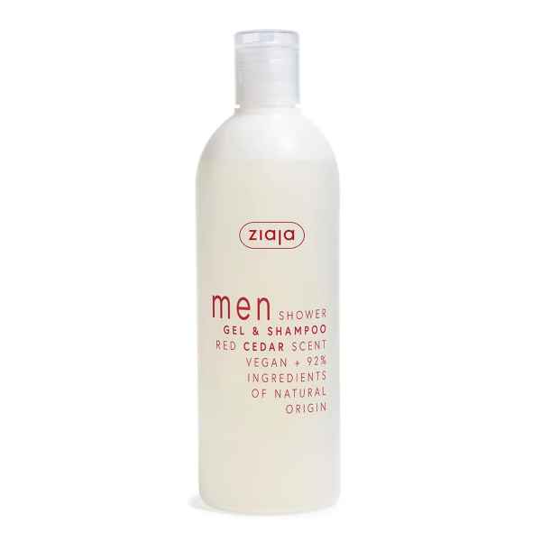 Gel Douche & Shampooing Homme au Cèdre Rouge - Maxi Format 400ml