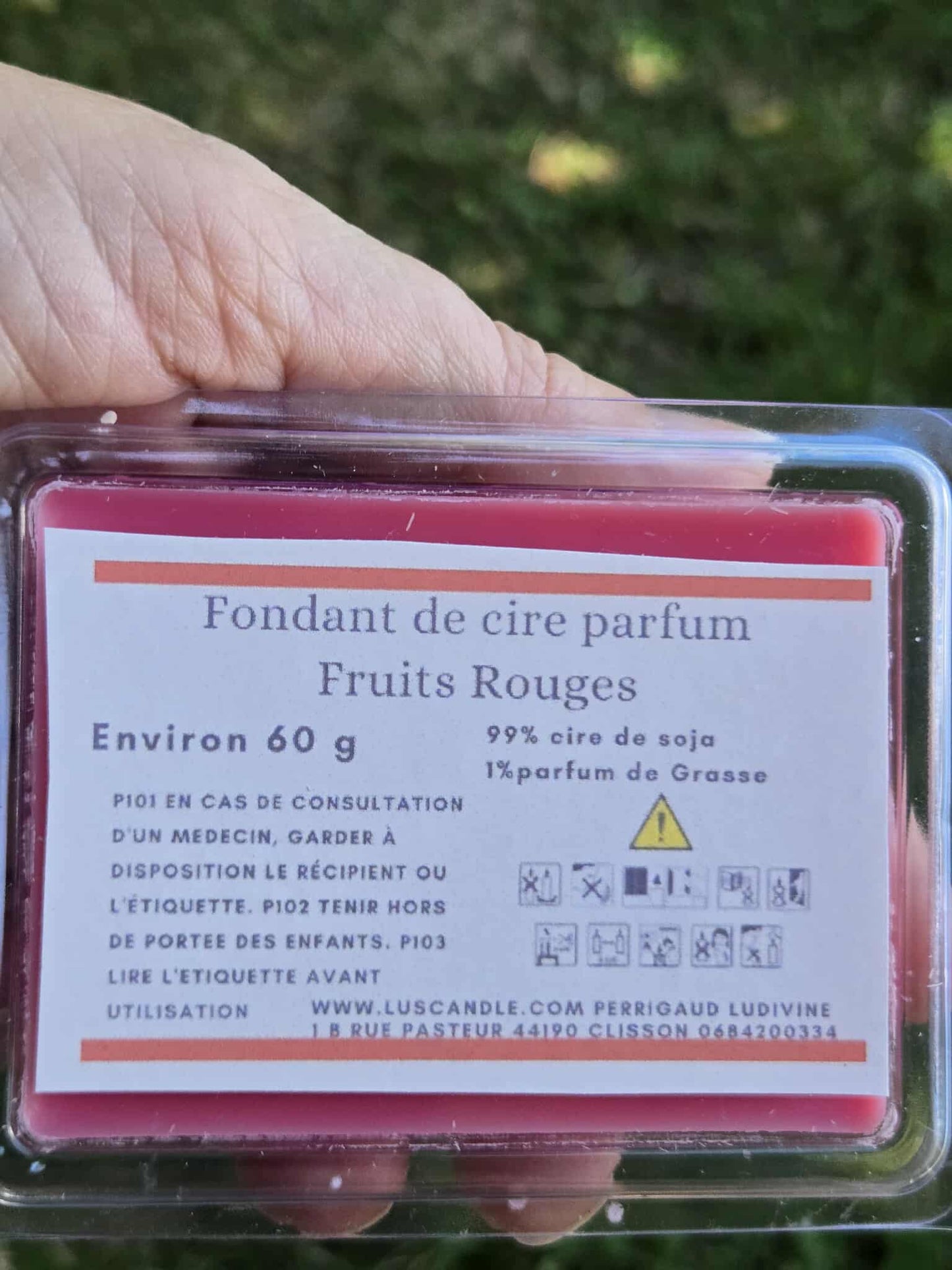 Fondant Fruit rouge 60G