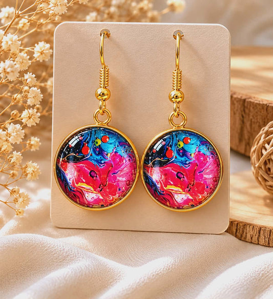 Boucles&nbsp; d oreilles dorée