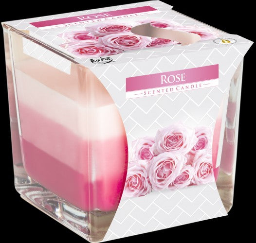 Bougies Arc-en-Ciel en Verre