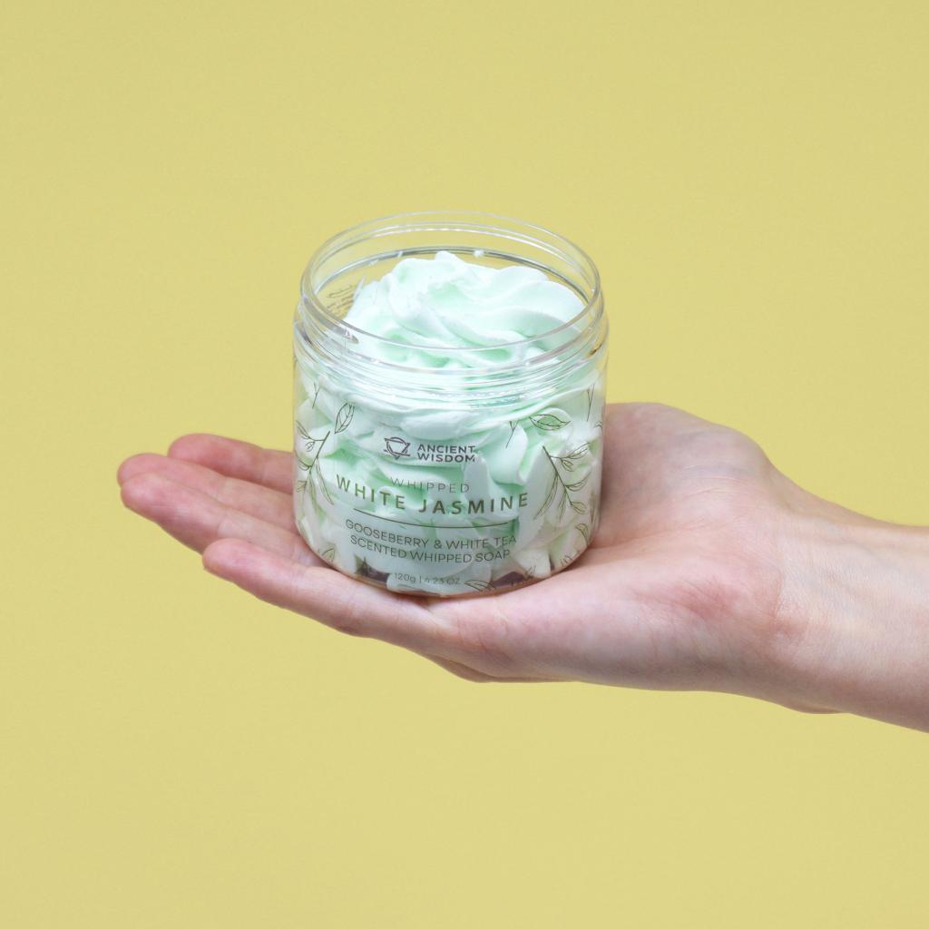 Savon Crème Fouettée Groseille & Thé Blanc